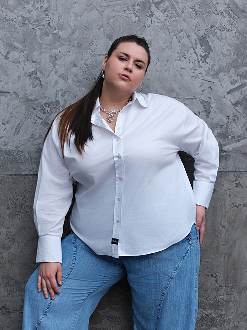 Рубашка классическая белая RuSkin  